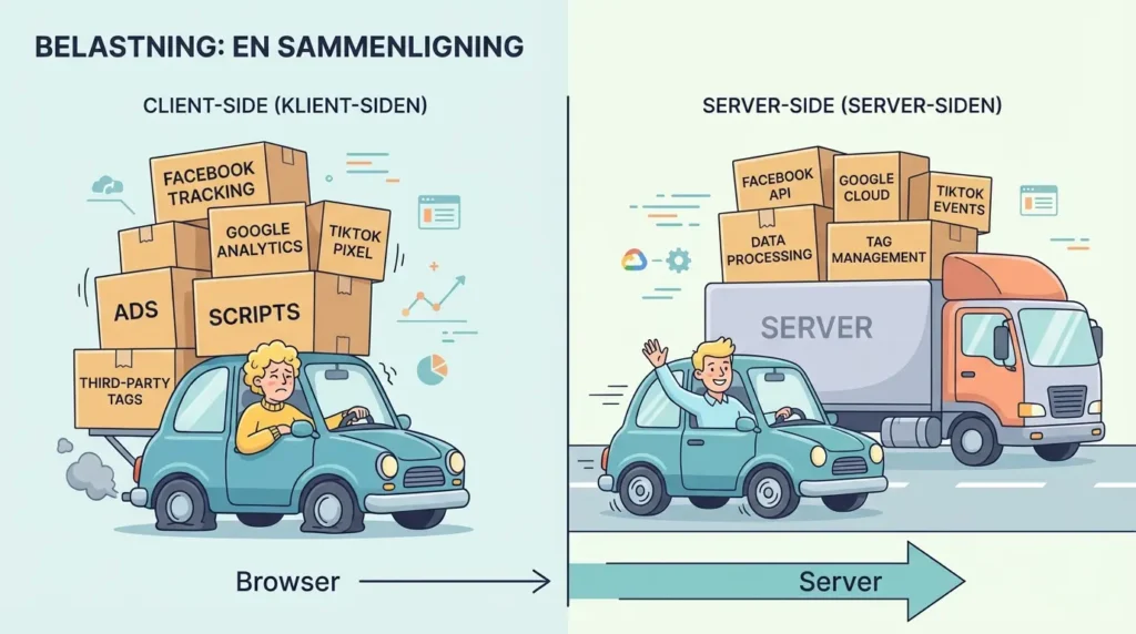 bedre loadtider med server side tracking